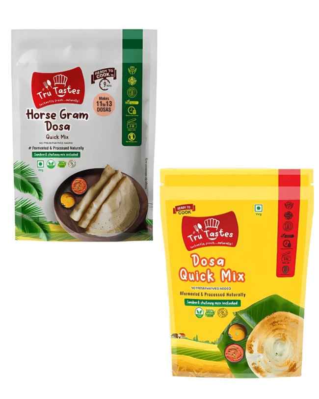 Horse Gram Dosa And Dosa Quick Mix Style