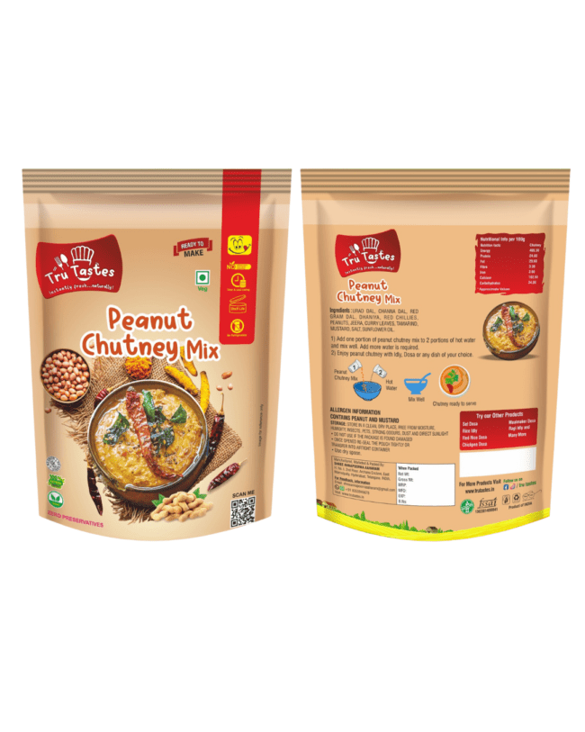 Peanut Chuntey front and back image