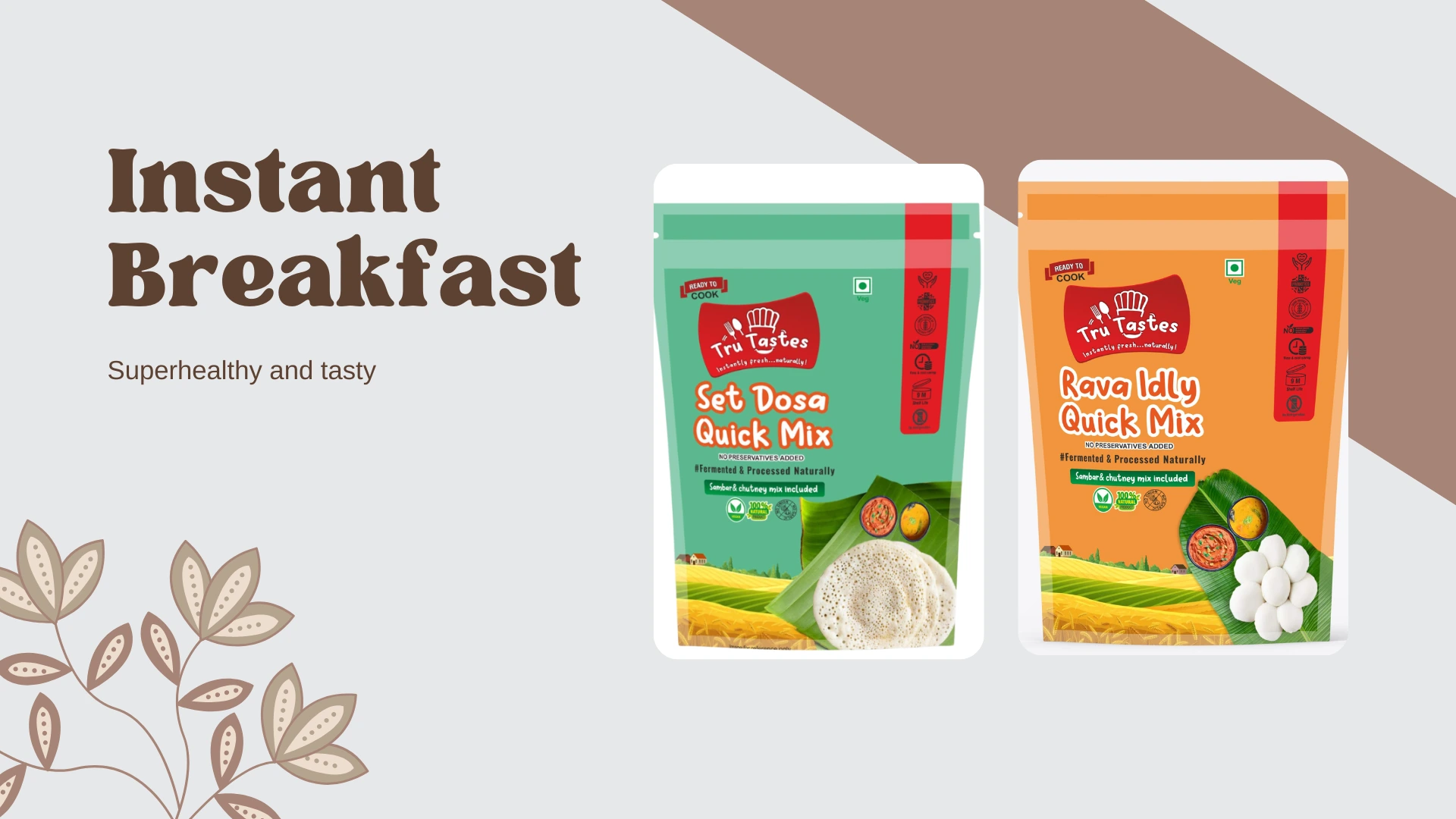 Ready to Cook Meals in India Easy South Indian Breakfast