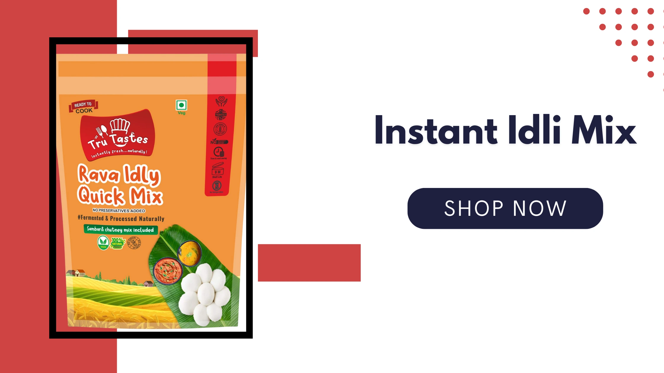 Ready to Cook Meals in India Instant Idli Mix